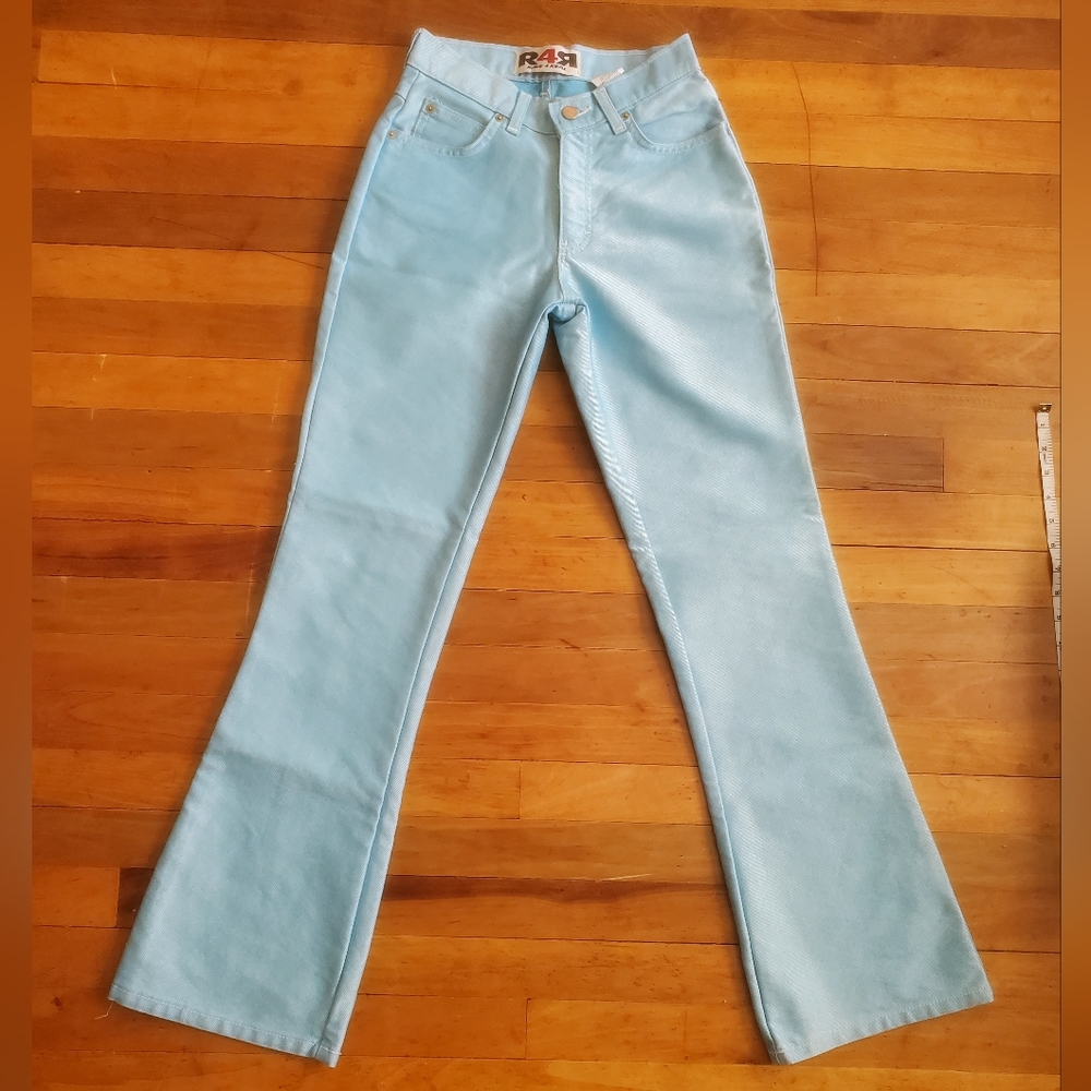 Baby Blue Denim flare pants